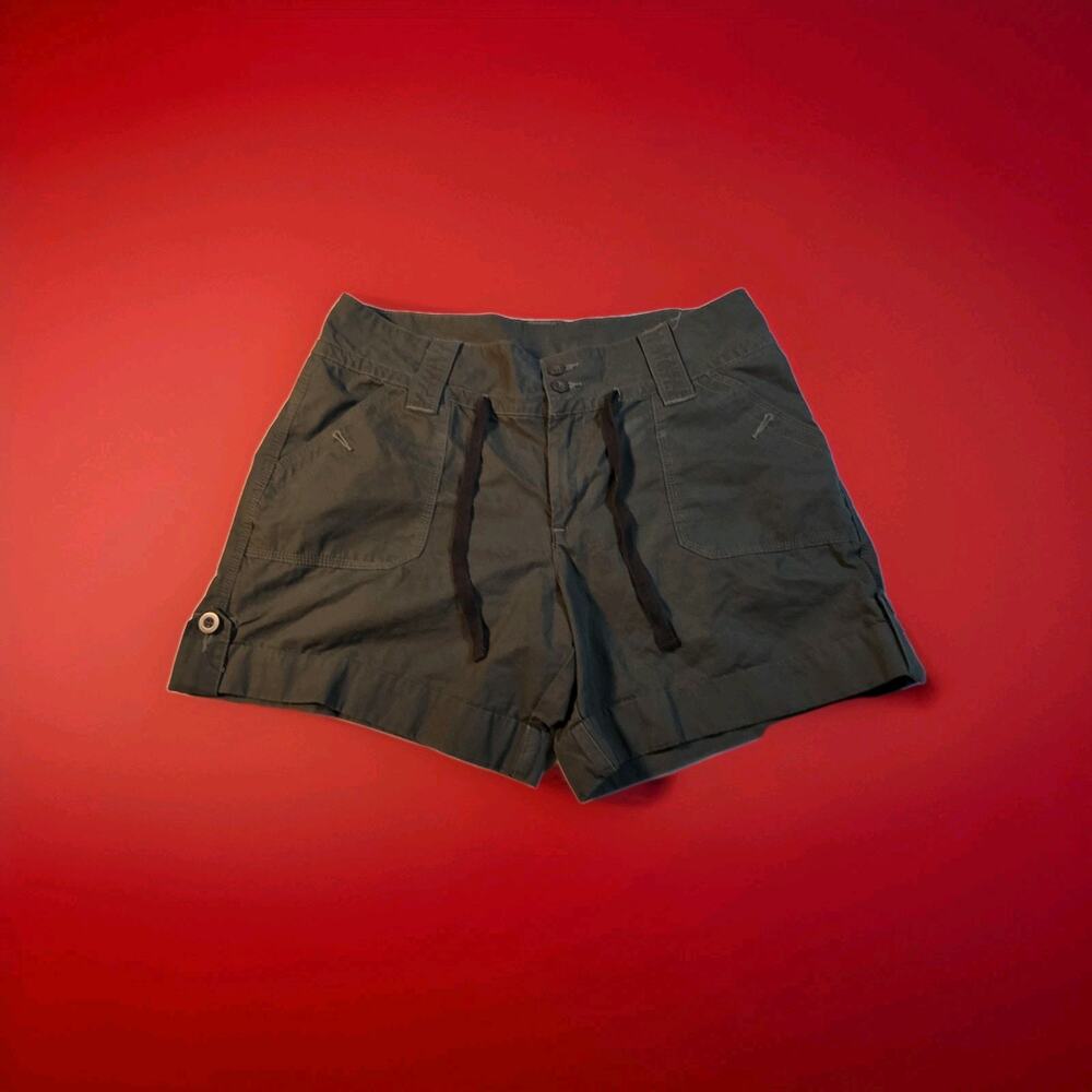 EUC Women’s Size 16M Olive Green Cotton Utility Cargo Shorts VF Jeanswear